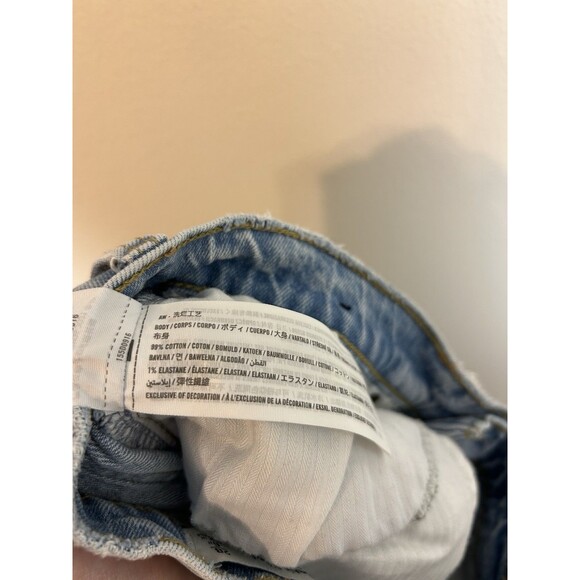 Abercrombie & Fitch Jeans 6 28 Blue 90's Straight Ultra High Rise Curve Love - Picture 4 of 4